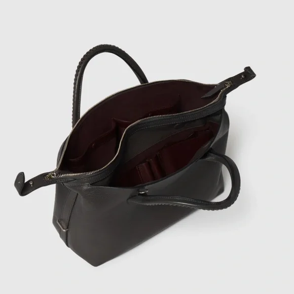 METIER 'Verite City Small' Elvis Anthracite (Gray) Bag - MSRP $3450 - BNIB - Picture 2 of 5